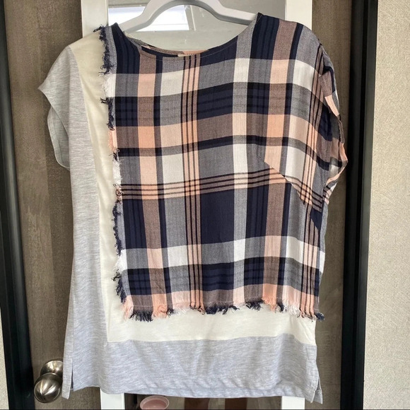 Postmark Anthropologie Plaid Blouse - Picture 1 of 4
